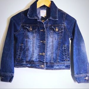 The Children’s Place Blue Denim Jacket Girls 7/8